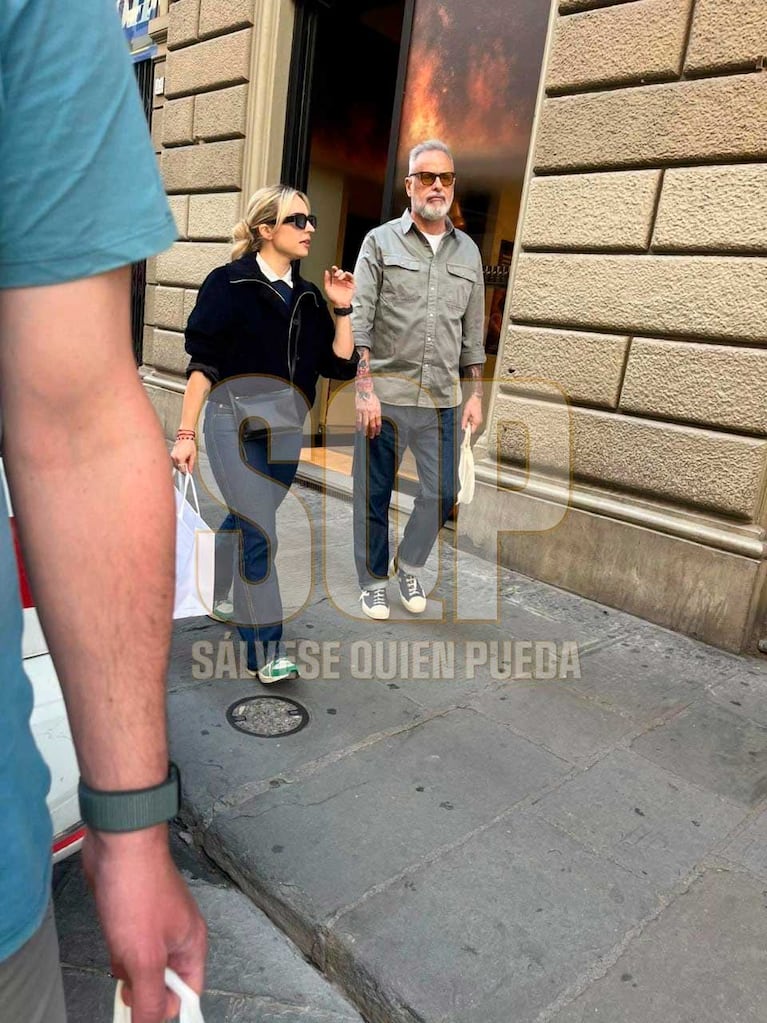 Jorge Rial y María del Mar Ramón en Florencia (Foto: Twitter/ X @SQP)
