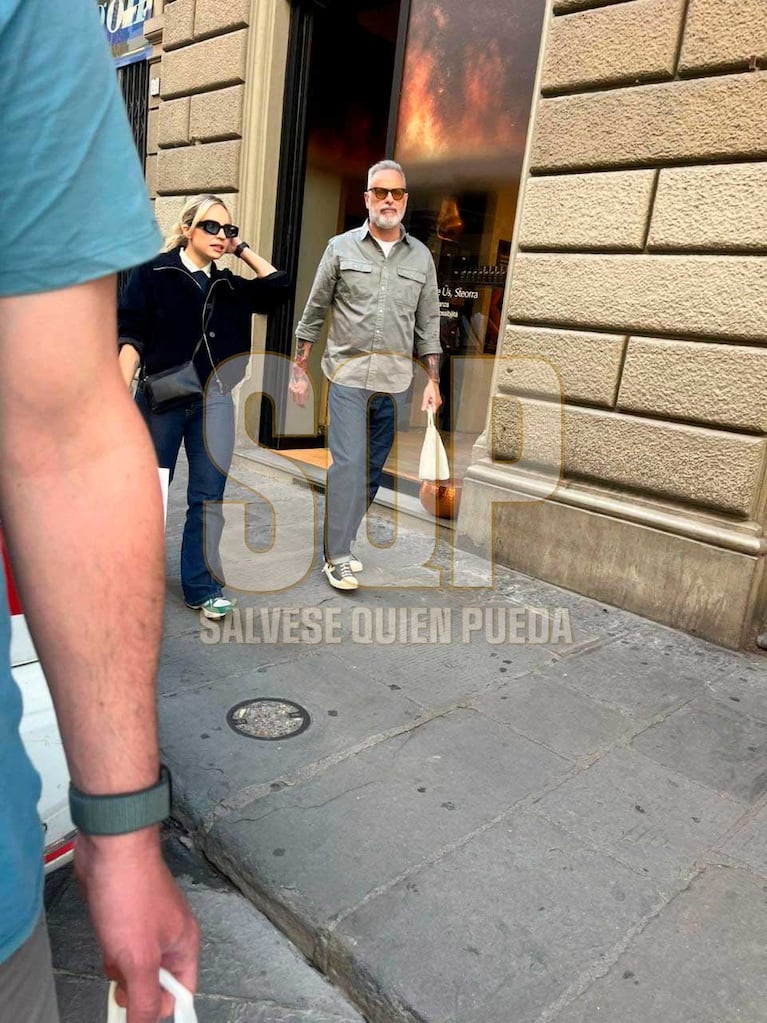 Jorge Rial y María del Mar Ramón en Florencia (Foto: Twitter/ X @SQP)