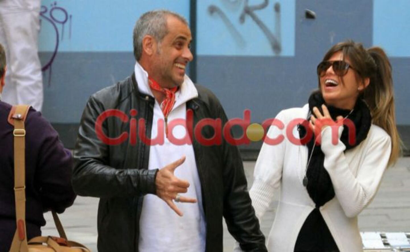 Jorge Rial y Mariana "Loly" Antoniale en Italia. (Foto: Ciudad.com)