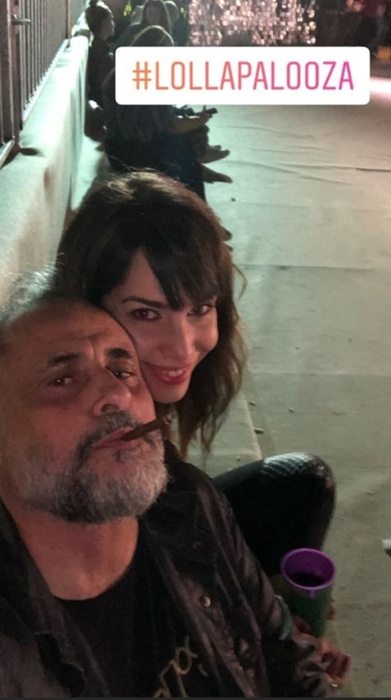 Jorge Rial y Romina Pereiro disfrutaron de una noche a pura música