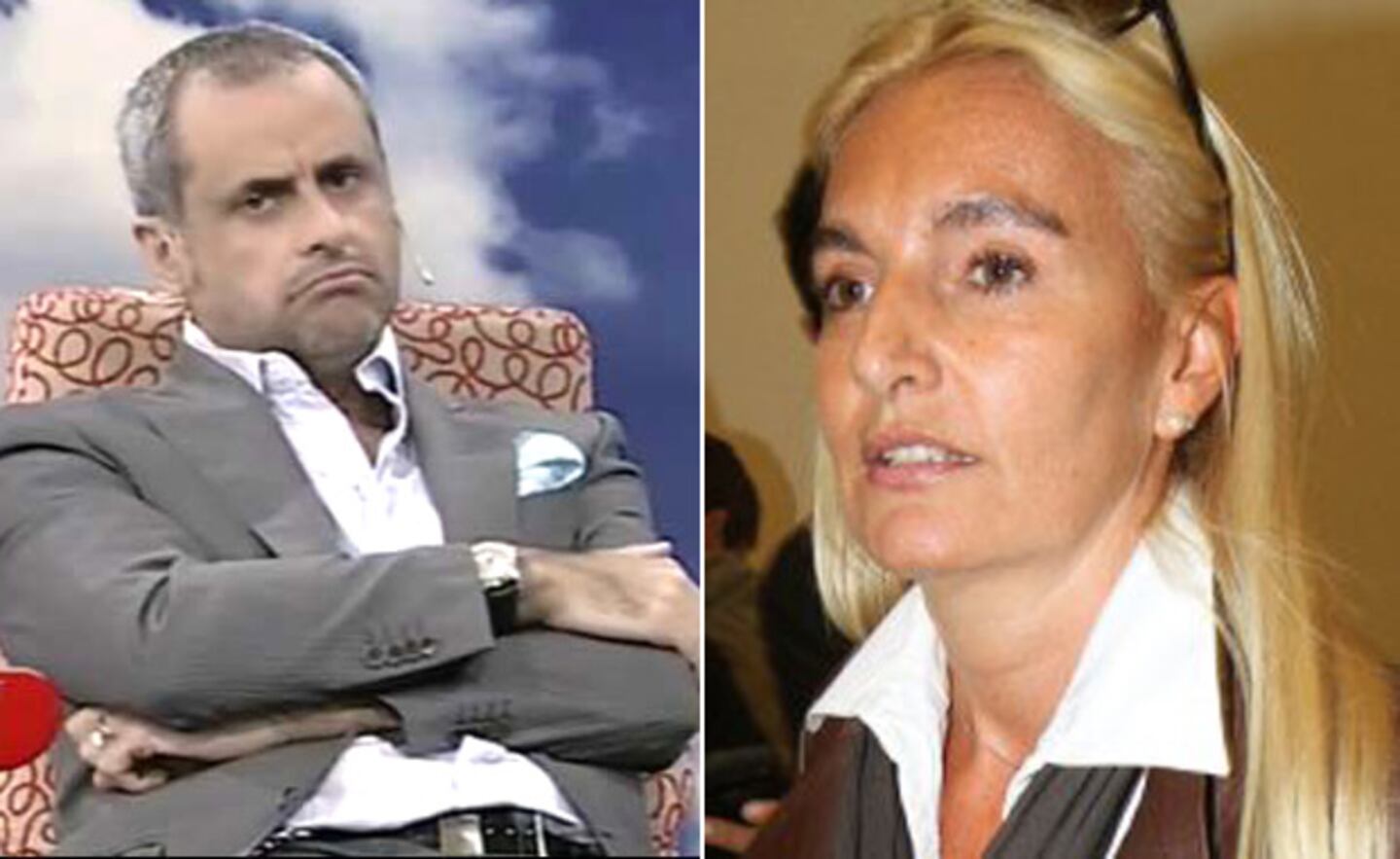 Jorge Rial y Silvia D Auro, de la guerra mediática a la batalla en Tribunales. (Fotos: América y Web)