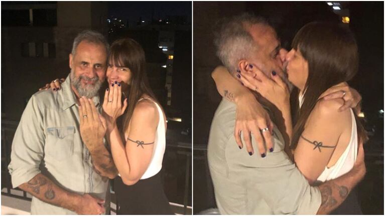 Jorge Rial y su romántico mensaje para Romina Pereiro tras anunciar que se comprometen: “Gracias por el aguante en un año tan duro; hay familia, hay amor”