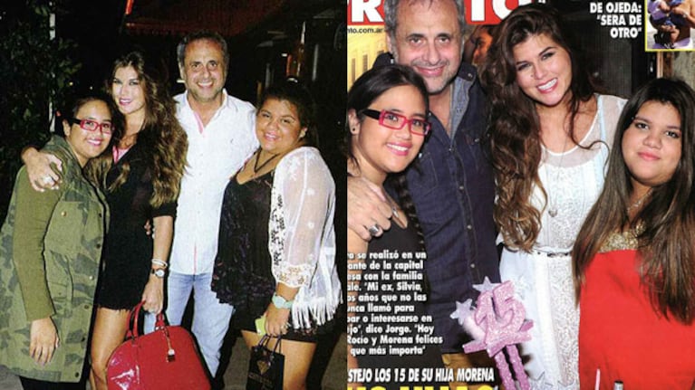 Jorge Rial y sus hjas junto a Mariana Antoniale: lindas postales familiares (Fotos: Pronto).