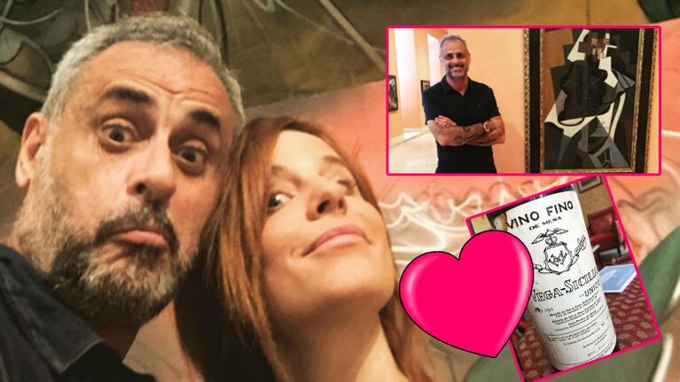 Jorge Rial y sus postales de viaje con Agustina Kämpfer en Madrid.