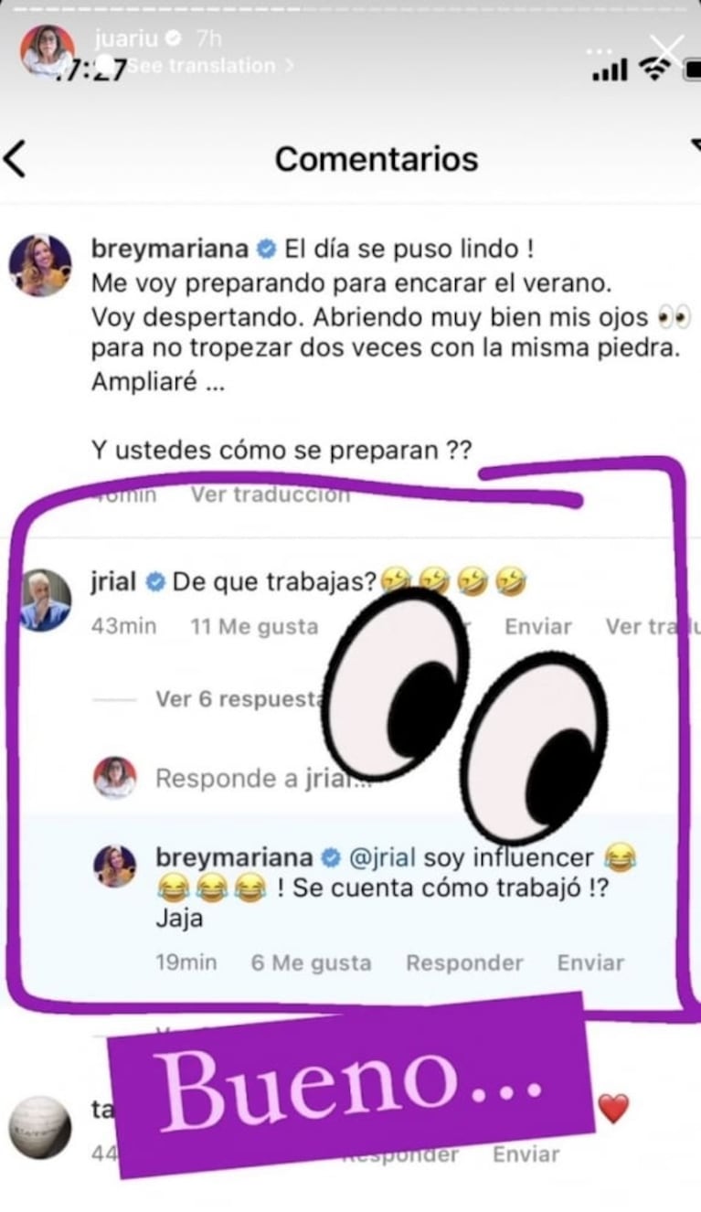 Jorge Rial y un intercambio en redes con Mariana Brey que despertó rumores de romance: "¿De qué trabajás?"