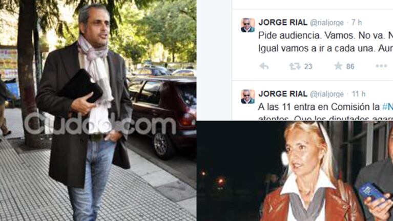 Jorge Rial y un nuevo tweet contra su ex. (Foto: archivo)