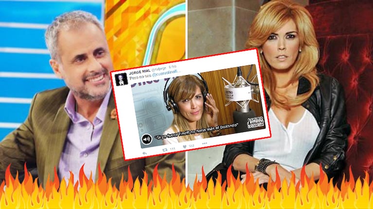 Jorge Rial y un picante tweet para Viviana Canosa