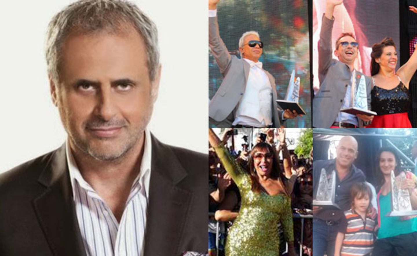 Jorge Rial y una filosa crítica a los premios Carlos 2015 (Fotos: Web). 