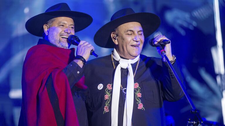 Jorge Rojas y el Chaqueño Palavecino. Foto: prensa