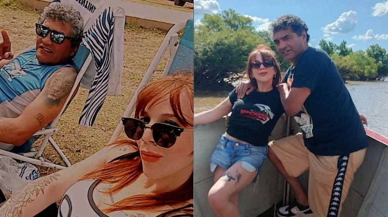 Jorge "Roña" Castro y su novia Noelia Vigliarolo (Foto: Instagram @noevigliarolo)