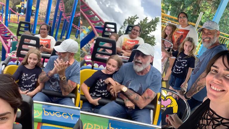 Jorge se divirtió con su familia en las atracciones más divertidas.