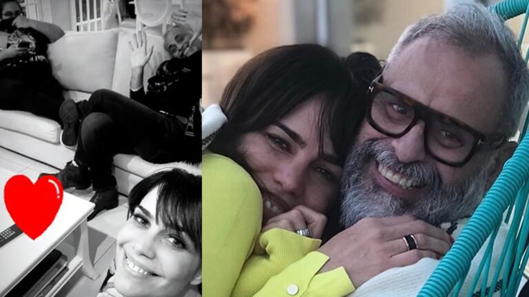 Jorge se refugió en su familia en pleno escándalo.
