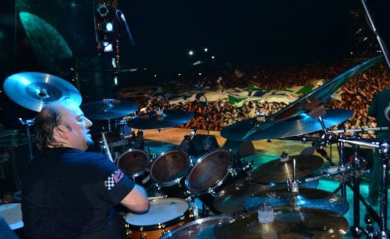 Jorge “Tanque” Iglesias, baterista. (Foto: www.larenga.com.ar)