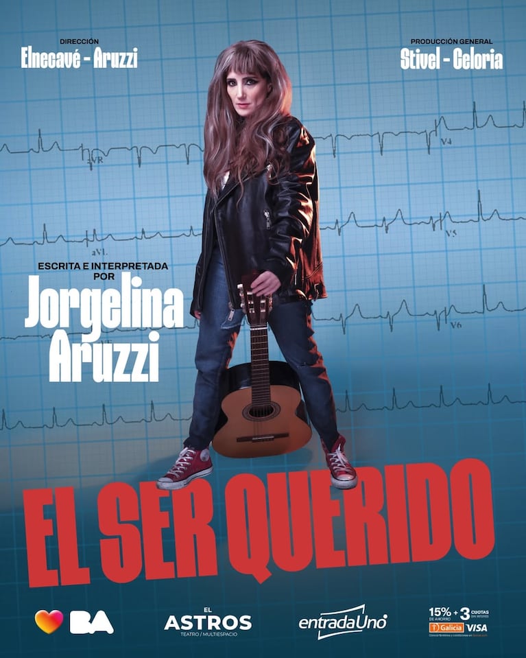 Jorgelina Aruzzi en El Ser Querido. (Foto: Nacho Lunadei)
