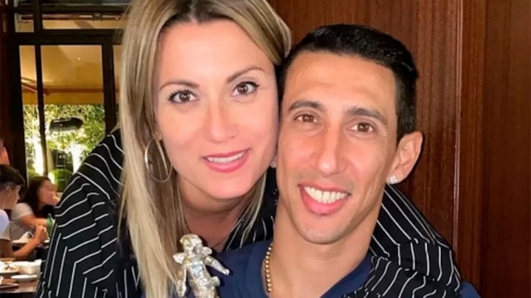 Jorgelina Cardoso y Ángel Di María (Foto: Instagram)