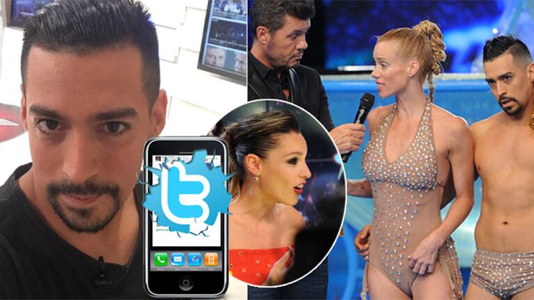  Jorgito Moliniers tras el escandaloso cruce de Nicole Neumann con la jurado del Bailando (Foto: web y Twitter)