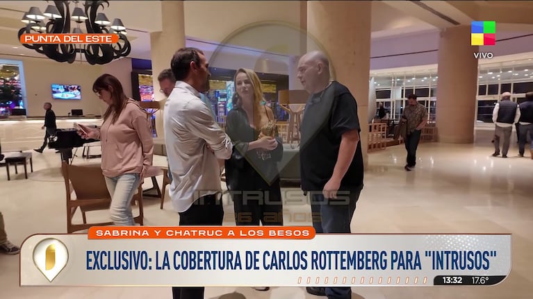 José Chatruc, Sabrina Rojas y Carlos Rottemberg en Punta del Este.