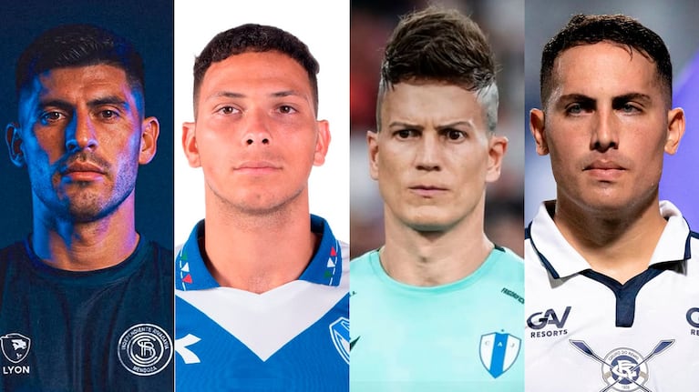 José Florentín, abiel osorio, Sebastián Sosa y Braian Cufré. (Fotos: Instagram)