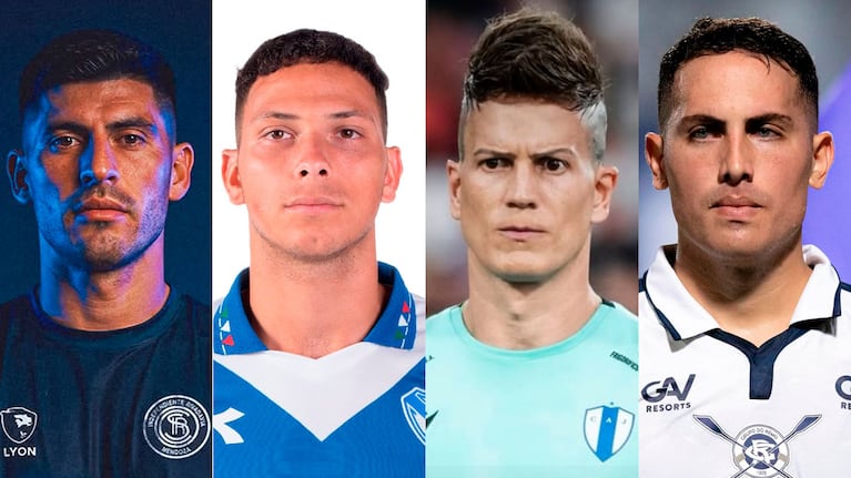 José Florentín, abiel osorio, Sebastián Sosa y Braian Cufré. (Fotos: Instagram)