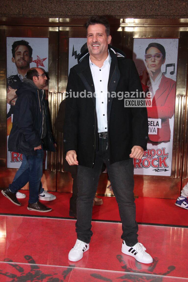 José María Listorti en estreno de School of Rock (Foto: Movilpress).