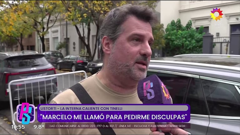 José María Listorti habló de Marcelo Tinelli (Foto: captura de eltrece).