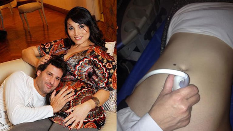 José María Listorti publicó una foto de la ecografía de su mujer (Fotos: Web y Twitter).