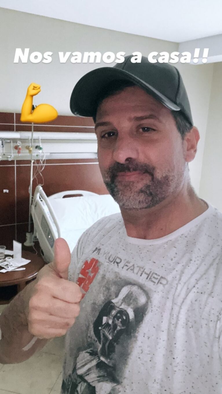 José María Listorti, tras su internación por coronavirus, fue dado de alta: "Estoy ansioso por ver a mi familia"