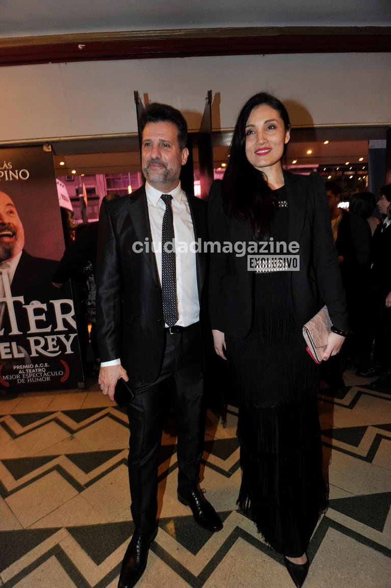 José María Listorti y Mónica Gutiérrez en los Premios Hugo 2023 (Foto: Movilpress).
