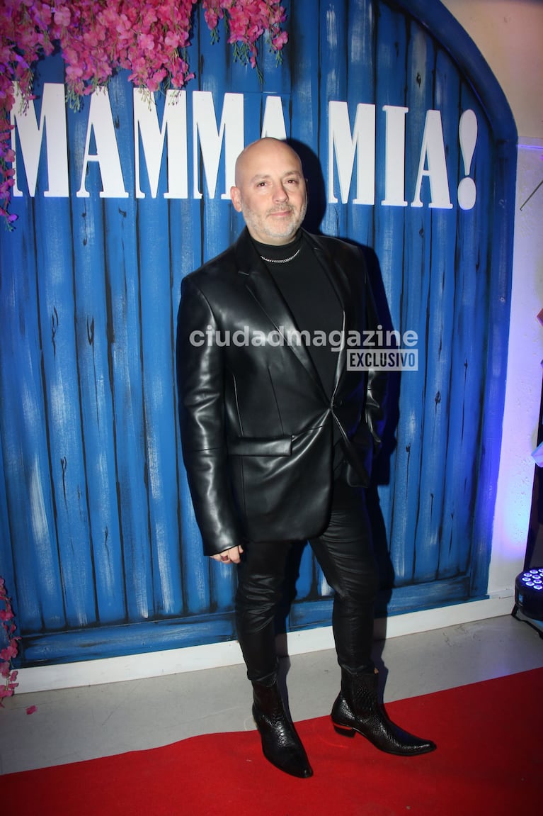 José María Muscari en el estreno de Mamma Mia (Foto: Movilpress).