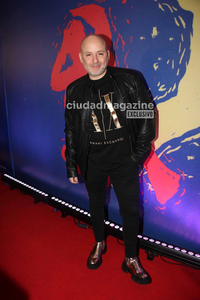 José María Muscari en el estreno de Mayumana (Foto: Movilpress).