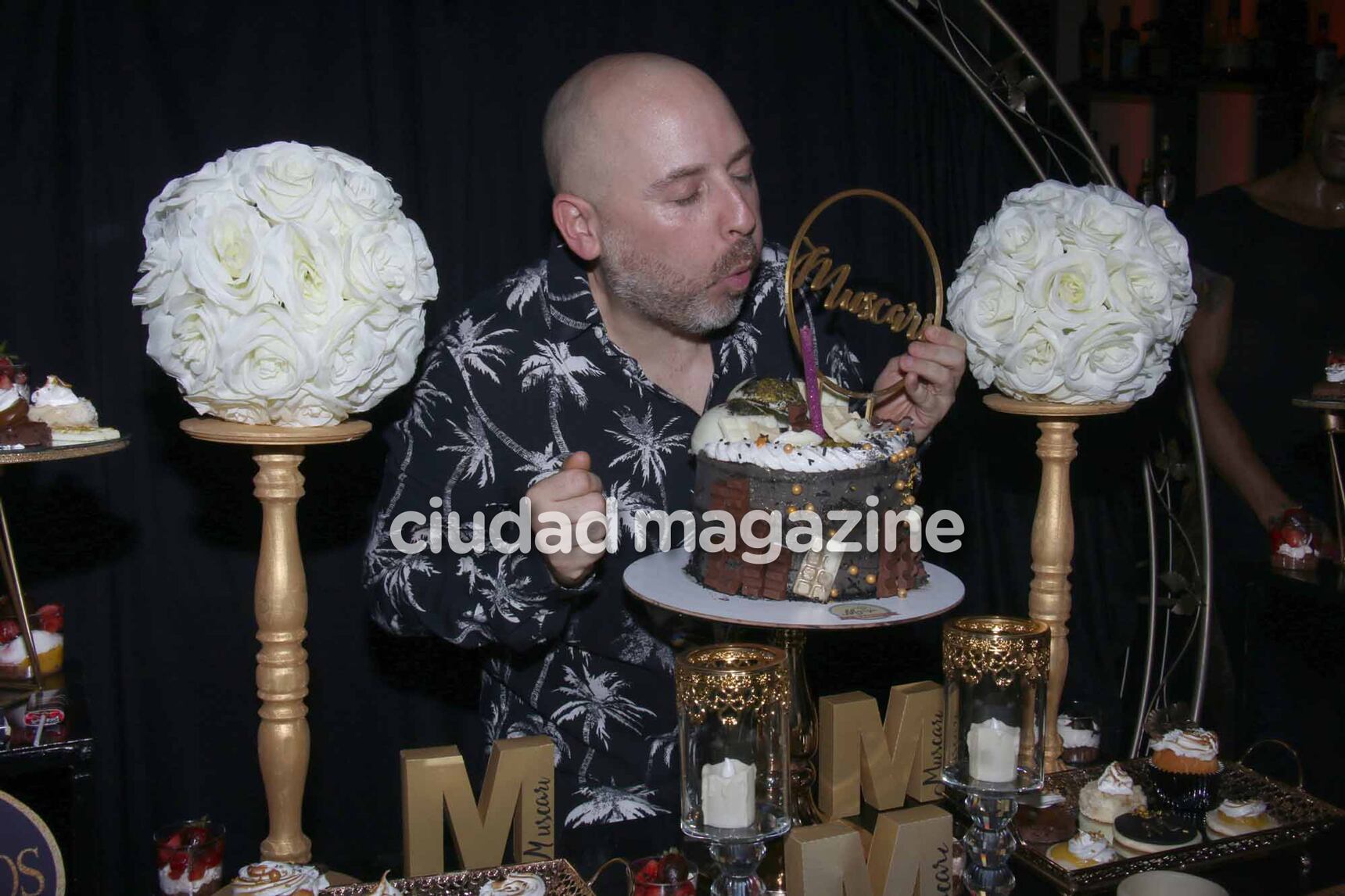 José María Muscari en su cumpleaños. (Foto: Movilpress)