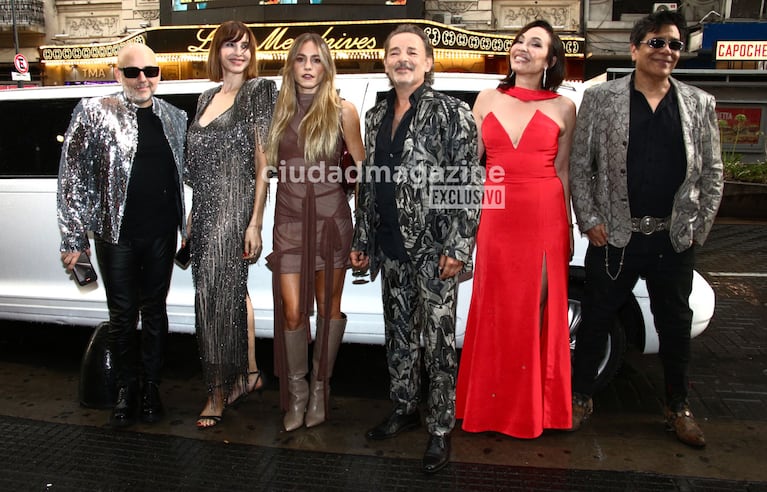 José María Muscari, Guillermina Valdés, Rocío Igarzabal, Fabián vena, Ernestina Pais y Juan Palomino. (Foto: @Movilpress)