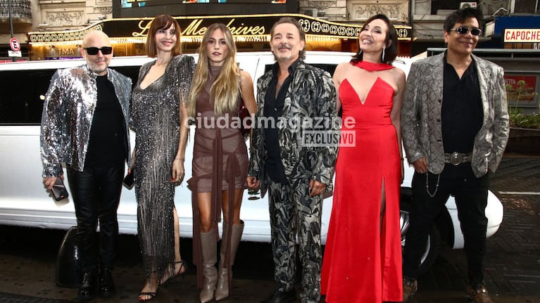 José María Muscari, Guillermina Valdés, Rocío Igarzabal, Fabián vena, Ernestina Pais y Juan Palomino. (Foto: @Movilpress)