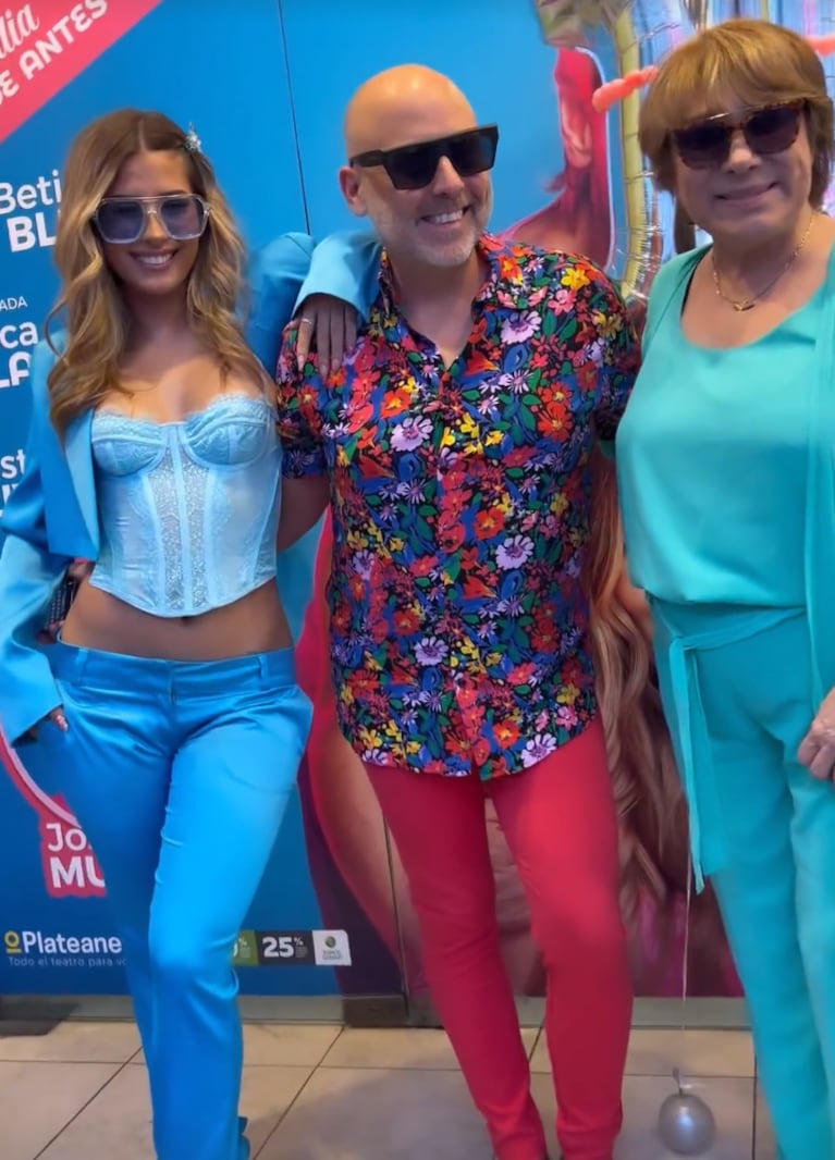 José María Muscari y Julieta Poggio celebraron el éxito de Coqueluche: el explosivo look de la ex Gran Hermano