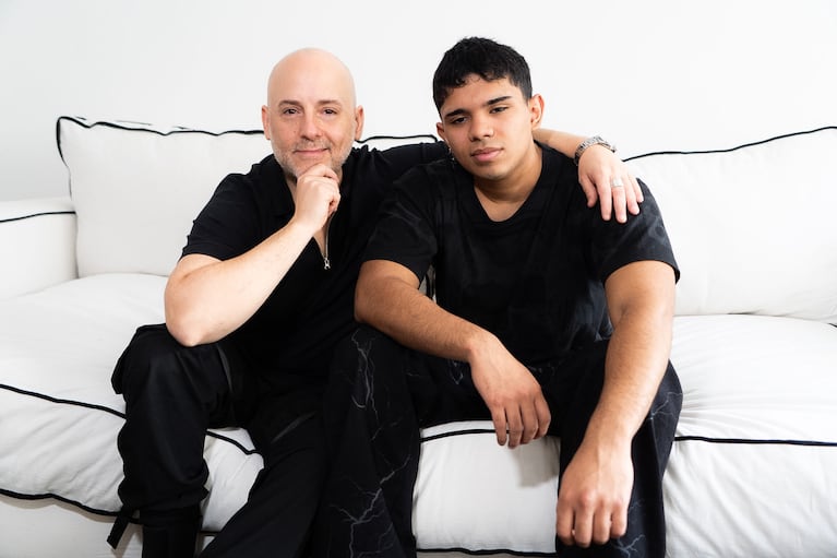 José María Muscari y su hijo, Lucio