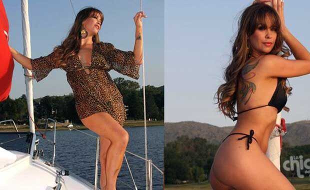 Josefina Pouso, pone toda la carne para ganar el concurso de La chica del Verano 2012. (Foto: La Voz)