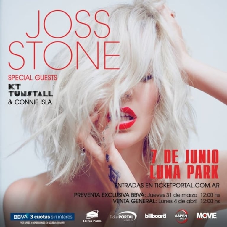 Joss Stone en Argentina 2022: fecha y lugar del show y cuándo salen a la venta las entradas