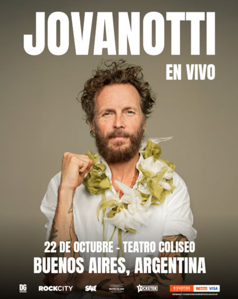 Jovanotti en Argentina: cuándo es su show en el Teatro Coliseo y cómo comprar entradas (Foto de prensa)