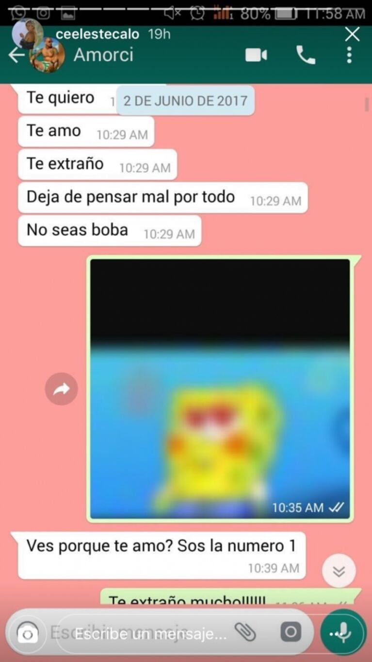 Joven diosa escrachó con fotos íntimas y chats privados al papá de Barbie Vélez, quien había negado una relación: "Esta chica pensó otra cosa, no tendría algo serio con ella porque es muy joven"