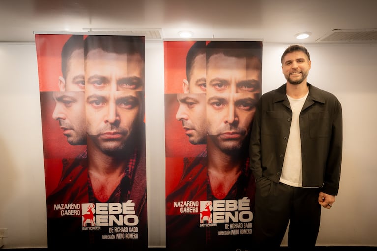 Juampi González en el estreno de Bebé Reno (Foto: Prensa).