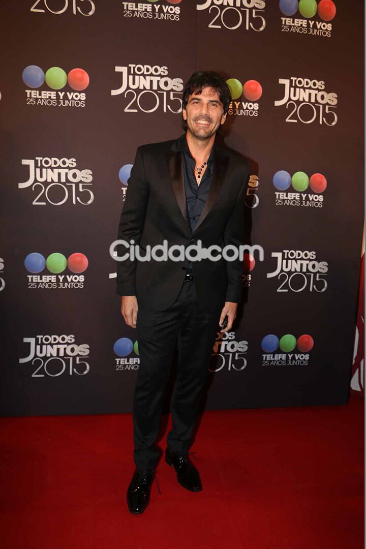 Juan Darthes, en la fiesta de Telefe. (Foto: Movilpress)