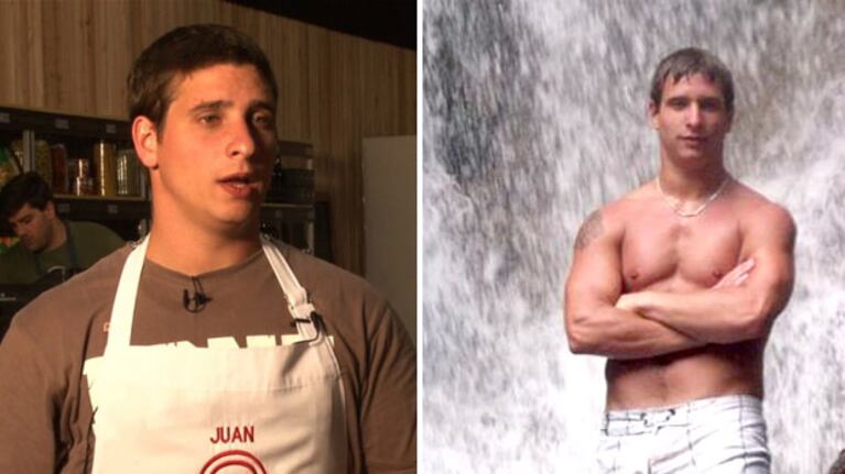 Juan de MasterChef, un galán de redes sociales. (Foto: Web y Twitter)