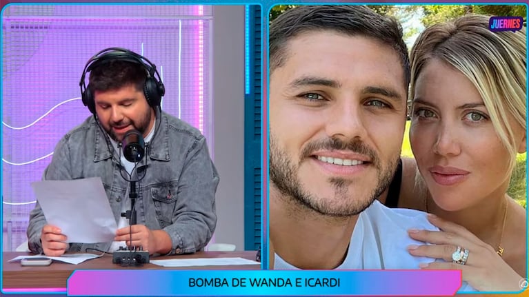 Juan Etchegoyen leyó el fallo contra Mauro Icardi que celebró Wanda Nara.