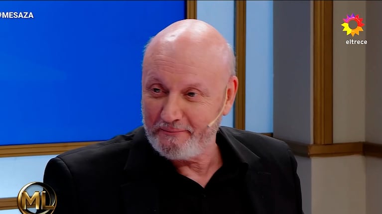 Juan José Campanella fue a la mesa de Mirtha Legrand accidentado (eltrece)