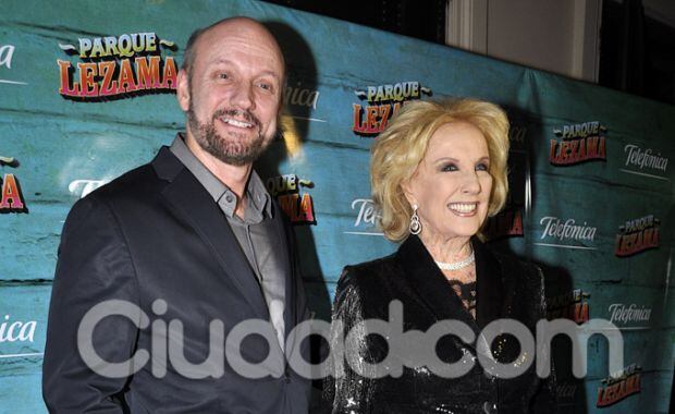 Juan José Campanella y Legrand en el estreno de Parque Lezama (Foto: Jennifer Rubio). 