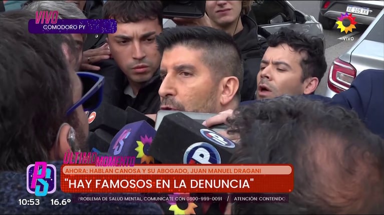 Juan Manuel Dragani, el abogado de Viviana Canosa. (Foto: Puro Show)