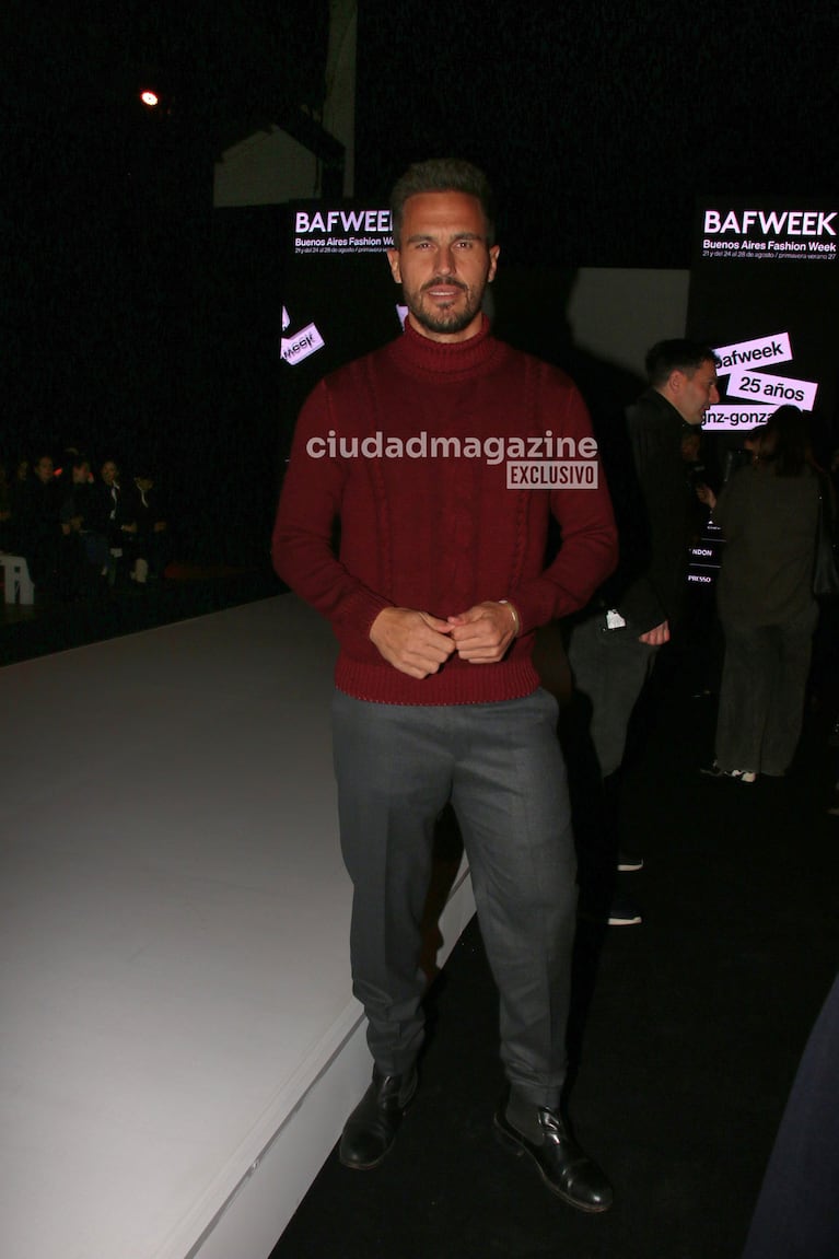 Juan Marconi en el BAFWEEK (Foto: Movilpress).