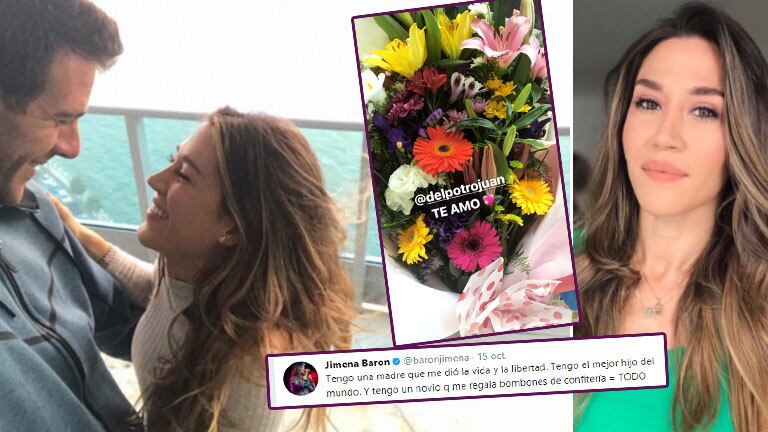 Juan Martín del Potro le envió un regalo desde China a Jimena Barón por el Día de la Madre ¡y ella le agradeció...