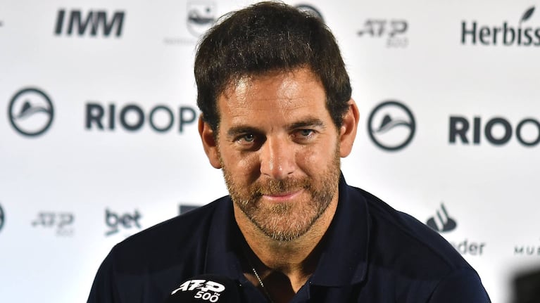 Juan Martín Del Potro, presente en el ATP 500 de Río de Janeiro. (Foto: Río Open)