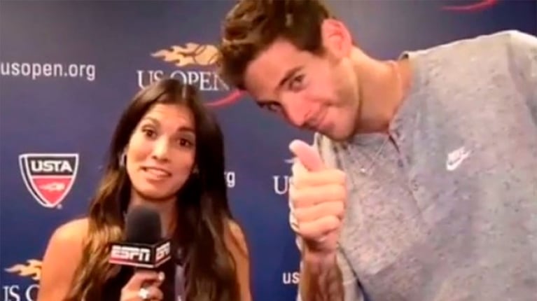 Juan Martín del Potro y Agustina Larrocca (Foto: redes sociales).